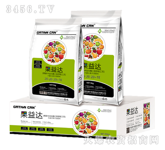 大量元素水溶肥20-20-20+TE-果益達(dá)-康樸
