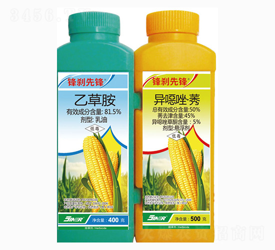 50%異噁唑·莠懸浮劑+81.5%乙草胺-鋒剎先鋒-金爾農化