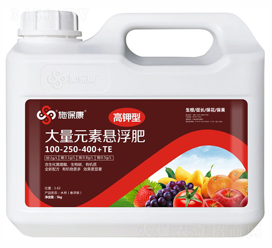 高鉀型大量元素懸浮肥100-250-400+TE-施?？? style=